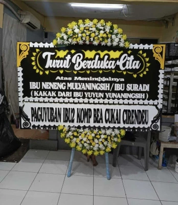 Papan Bunga di Mercure Jakarta Batavia