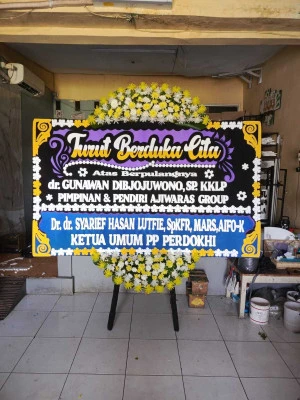 Papan Bunga di Mercure Jakarta Batavia